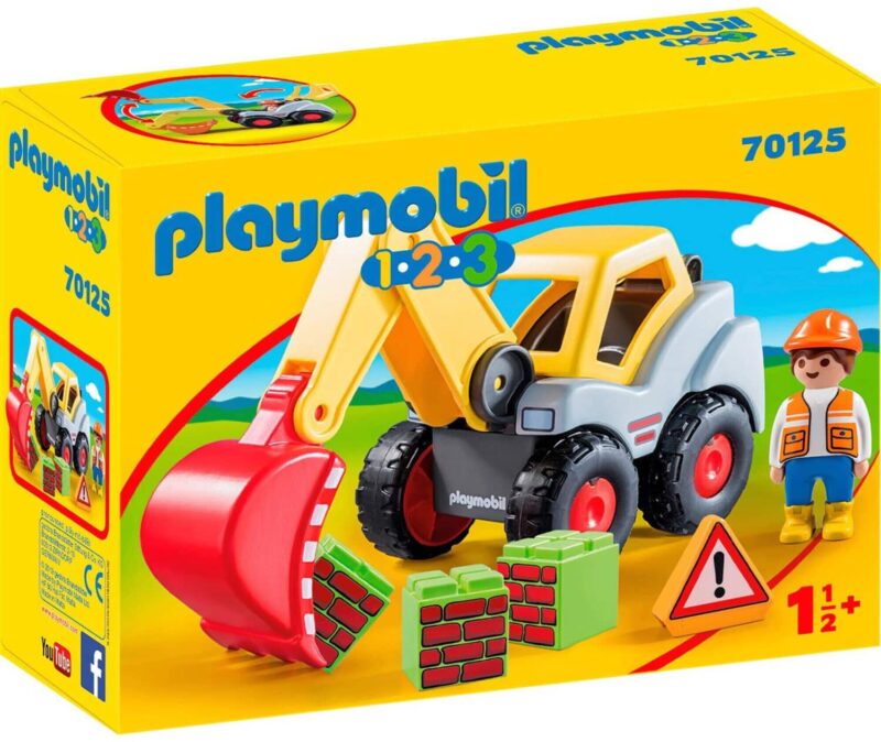 playmobil-1-2-3-schaufelbagger-70125