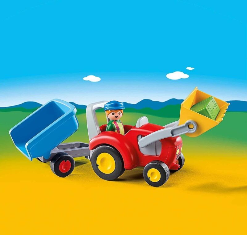 playmobil-1-2-3-traktor-mit-anhaenger-6964 (1)